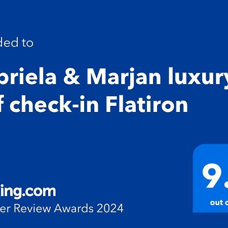 Gabriela & Marjan Luxury Self Check-In Flatiron Apartment Skopje Exterior photo